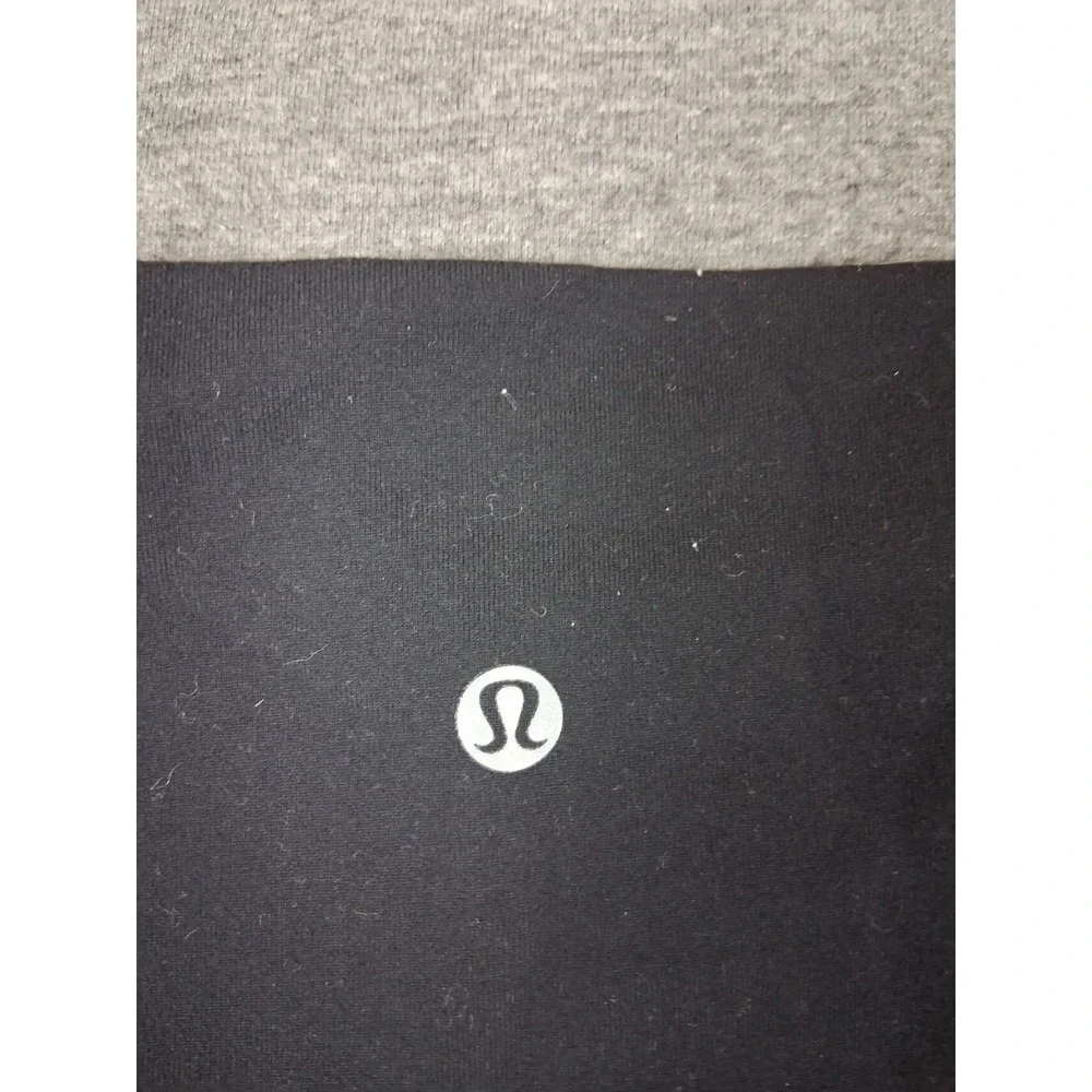 Lululemon Womens Pants 8 Black Wunder Under Cross Cross Mesh Active Preppy Yoga